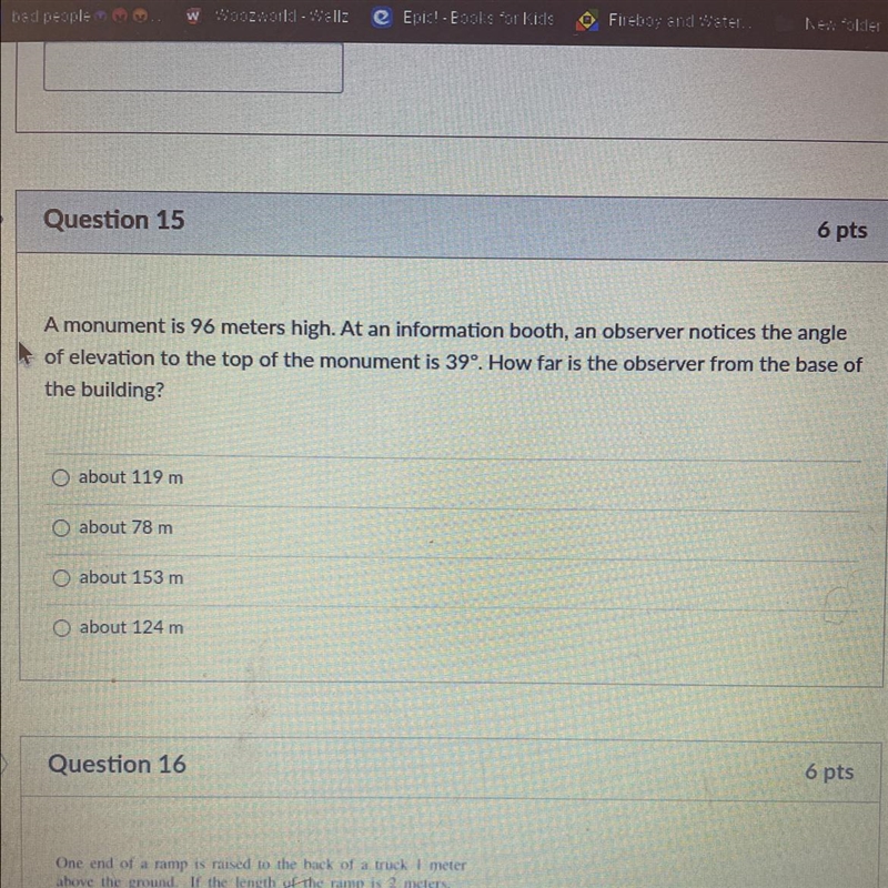 I just need the answer for number 15 please-example-1