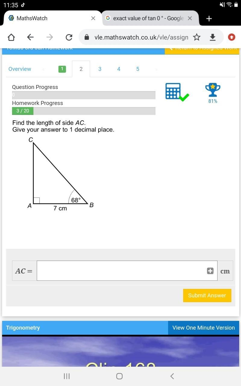 Find the length of AC Give your answer to 1 decimal place-example-1