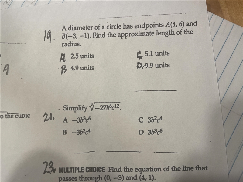 Does Anyone know #19?-example-1