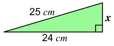 Work out the length of x (The diagram is not drawn accurately)-example-1