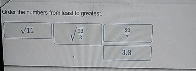 Order the numbers from least to greatest.​-example-1