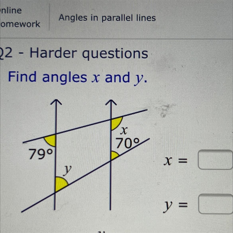 What are angles x and y-example-1