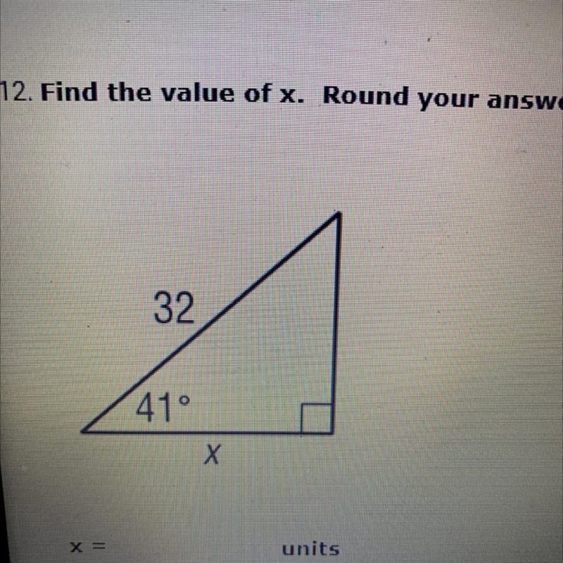 Find the value of x. Round your answer to the nearest tenth.-example-1