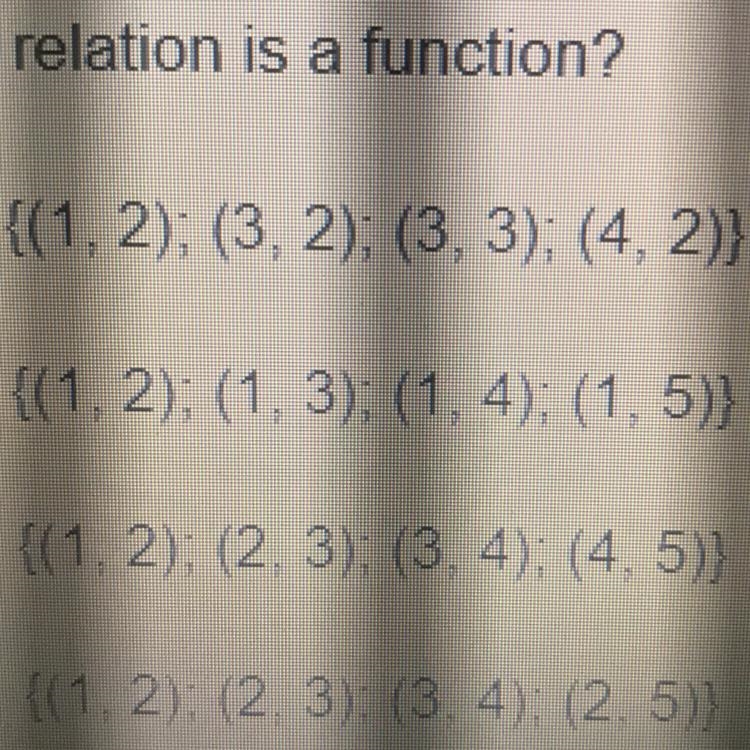 Which relation is a function?-example-1