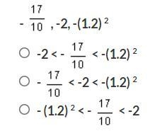 What is the correct order of the following numbers?-example-1