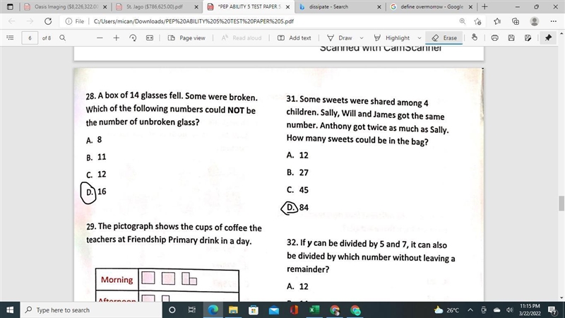 Don't mind answer. Not sure if it's correct #3`1-example-1