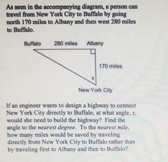 As seen in the accompanying diagram, a person can travel from New York City to Bufalo-example-1