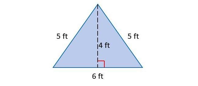 What is the area of each triangular base of the prism?-example-1