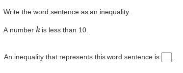 Write the word sentence as an inequality.-example-1