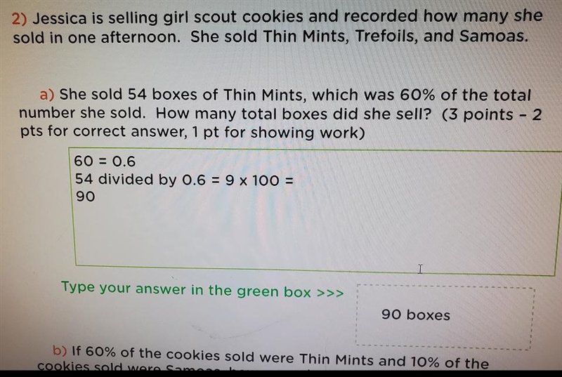 Jessica is selling girl scout cookies and recorded how many she sold in one afternoon-example-1