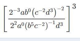 Solve using Law of exponents, Zero Exponent, and Negative Exponent​-example-1