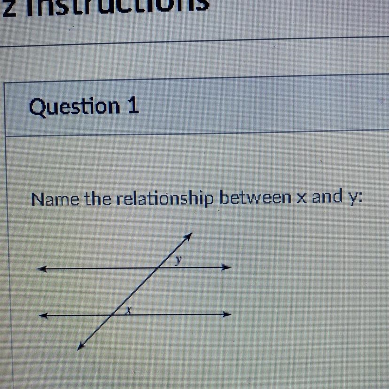 Name the relationship between x and y:-example-1