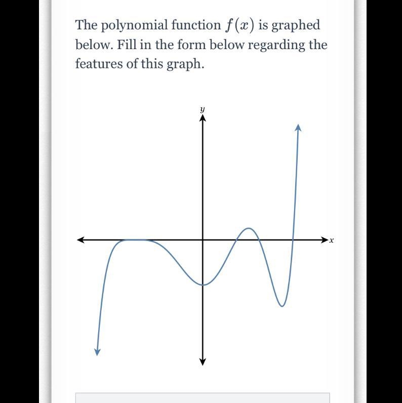 The degree of f(x) is odd or even? and the leading coefficient is positive or negative-example-1