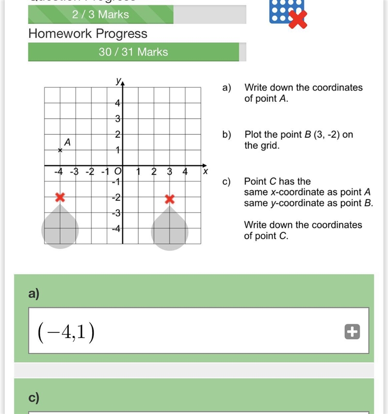 How do I get the third mark have I done something wrong?-example-1