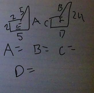 Solving factors finding answers for a b c and d-example-1