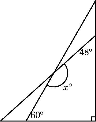 In the diagram, what is the value of x?-example-1