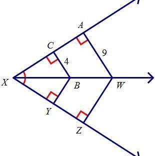 Given that XW bisects AXZ, what theorem or theorems could be used to justify that-example-1