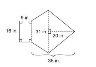 What is the area of this figure? Drag and drop the appropriate number into the box-example-1