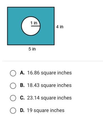 PLEASE HELP! What is the approximate area of the shaded region? use 3.14 for Pi-example-1