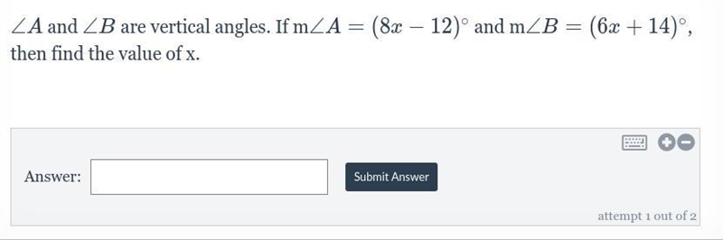 Angle Terminology with Equations DELTA MATH-example-1