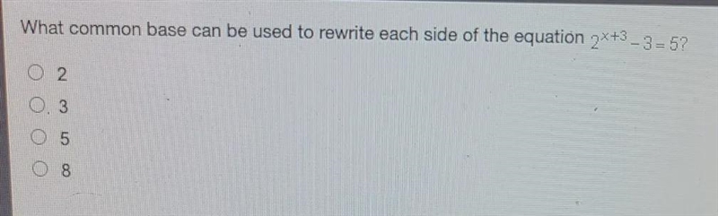 What common base can be used to rewrite each side of the equation-example-1