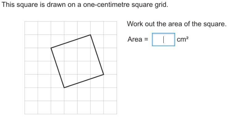 This square is drawn on a one centimetre grid-example-1