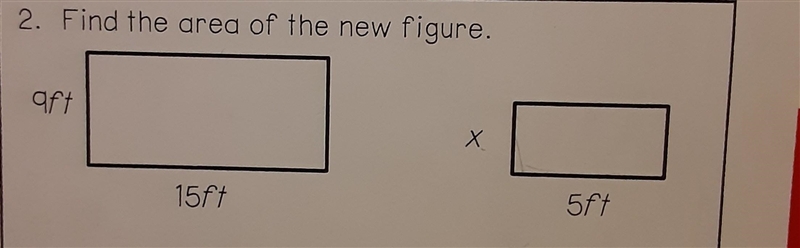 Find the area of the new figure. ​-example-1