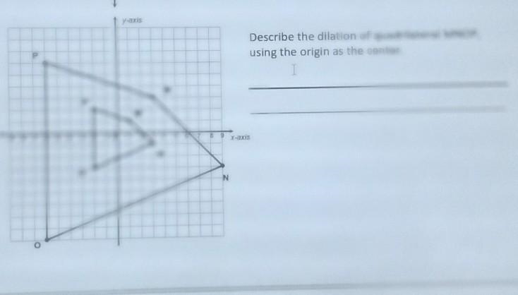 What is the dilation of this the bigger one is the original size.-example-1