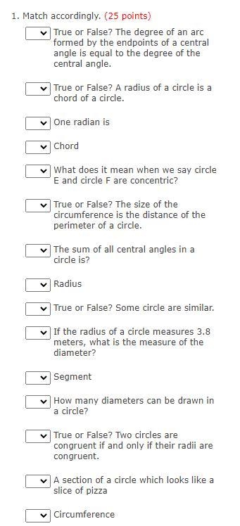 Please answer the following questions correctly. (Using the word bank, please match-example-1