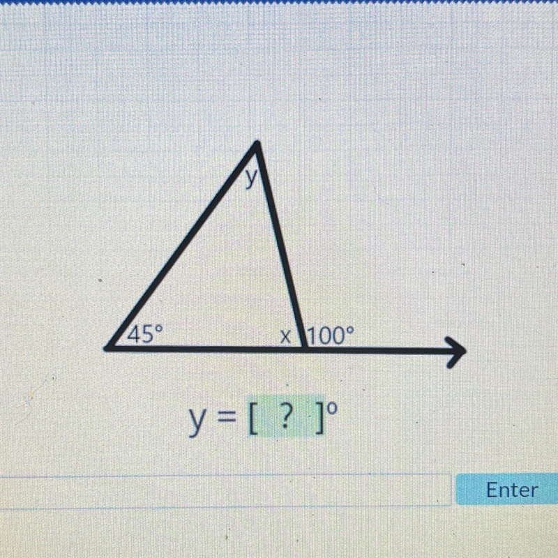 45° X 100° y = [ ? jº-example-1