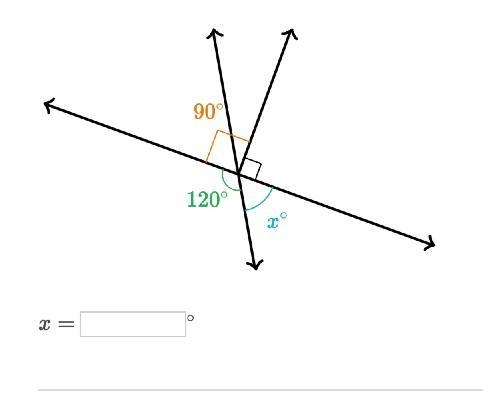 Pls assistance What is X? x =x=x, equals ^\circ ∘-example-1