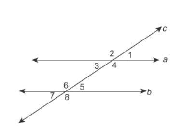 In the figure, a ∥ b and m∠2 = 37°. What is the m∠6? Enter your answer in the box-example-1