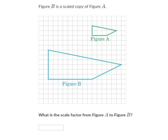 What is the scale factor from Figure A to Figure B?-example-1