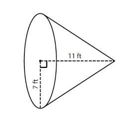 Find the volume of the cone. Round to two decimal places-example-1