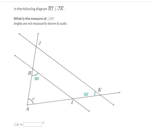 What does x equal? Image below-example-1