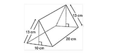 A candy bar box is in the shape of a triangular prism. The volume of the box is 1,200 cubic-example-1