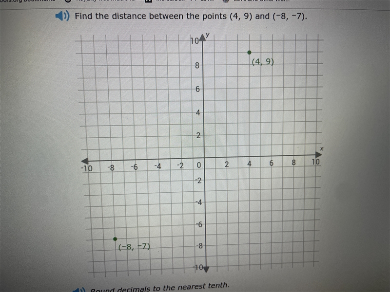 Hi! Can someone help me with the phytagorean theorem find the length of the hypotenuse-example-2