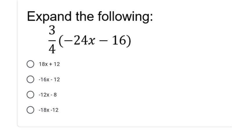 Expand the following:-example-1