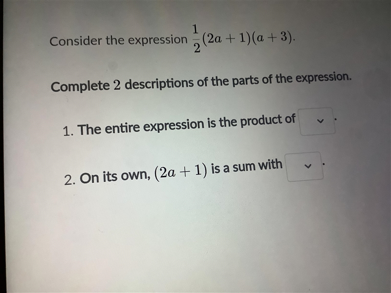 1. 3 factors, 2 factor, 2 terms, 3 terms 2. Same way-example-1