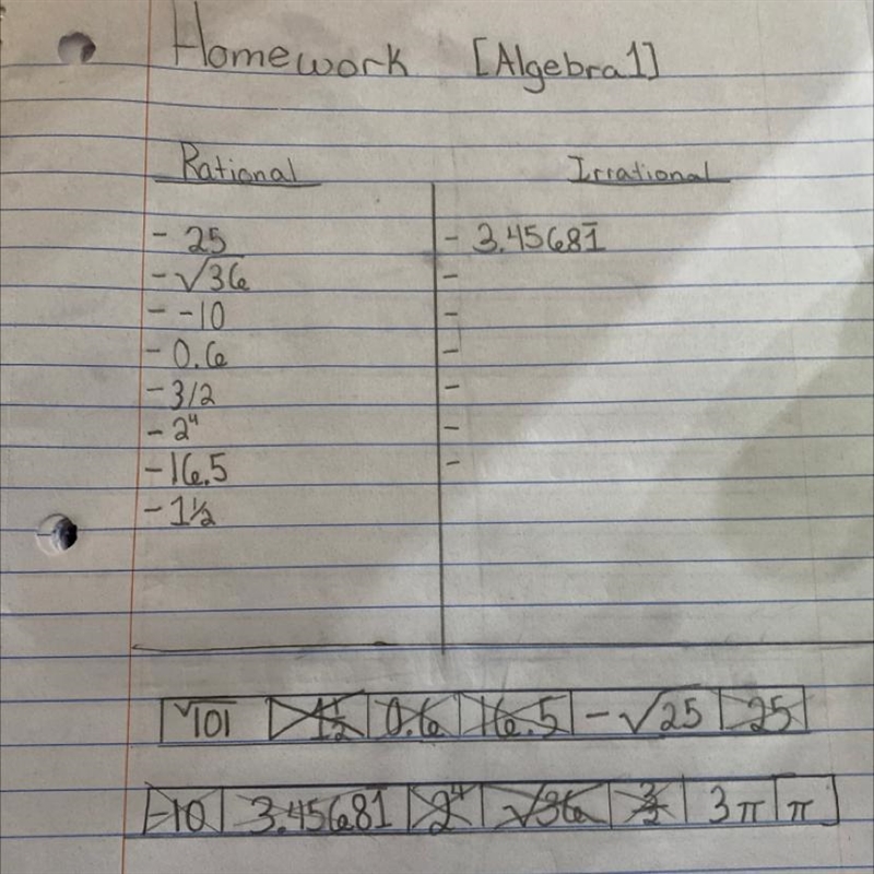 Separate the rational from irrational-example-1