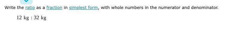 Write the ratio as a fraction in simplest form, with whole numbers in the numerator-example-1