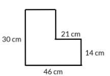 (Please help) In this polygon, all angles are right angles. What is the area of the-example-1