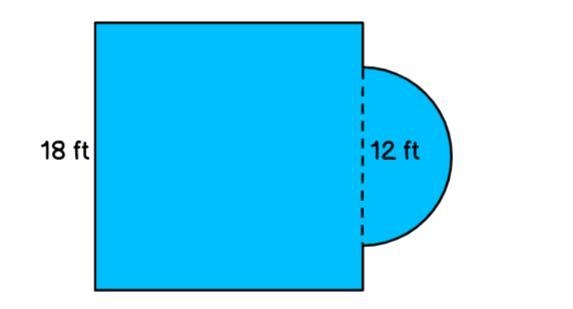 What is the perameter and area of the photo below, also please show work and how you-example-1