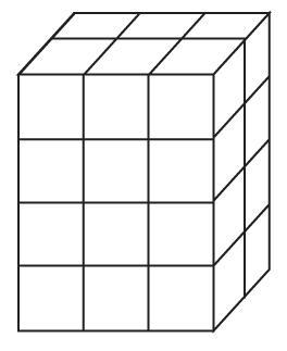 Calculate the volume of the following figure. 19 units3 20 units3 24 units3 22 units-example-1