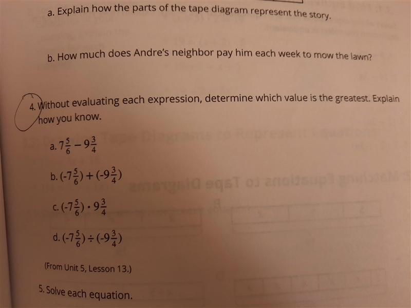 Determine which value is the greatest, explain why, please and thank you!-example-1