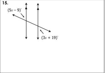 14. Classify Each Angle Pair then find the value of X-example-1