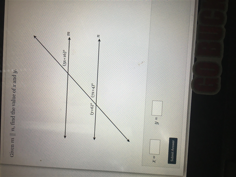 Find the value of x and y-example-1