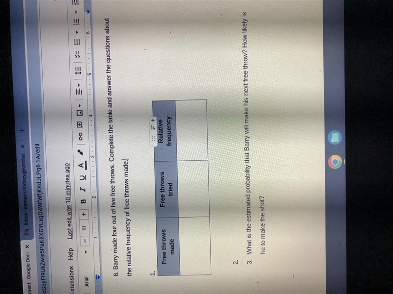 Main idea: Experimental and theoretical probability 1. Fill in the blanks to compare-example-3