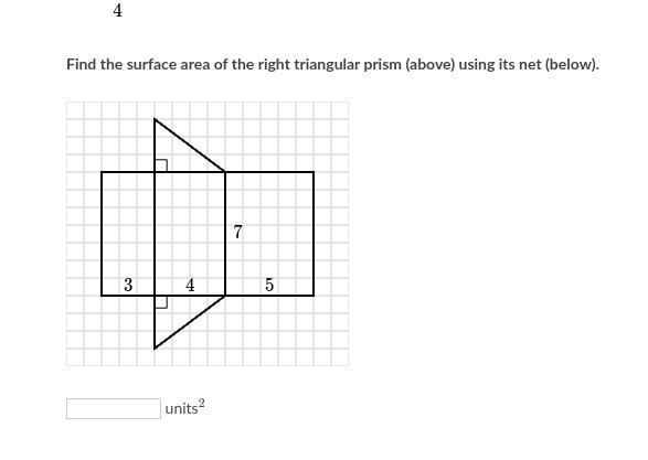 *PLEASE ANSWER NOW* Find the surface area of the right triangular prism (above) using-example-1