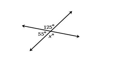 What is the value of x? A. 125 B. 95 C. 65 D. 55-example-1